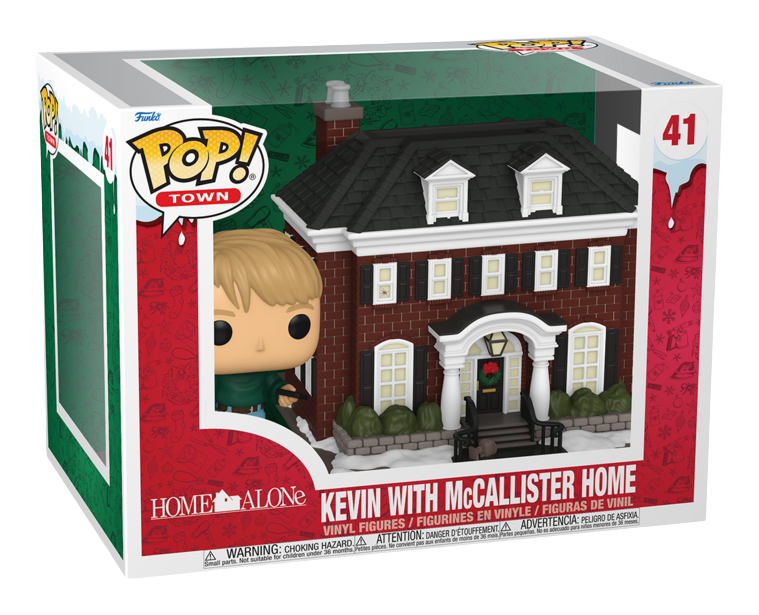 #41 Kevin With Mccallister Home Home Alone Town Funko Pop