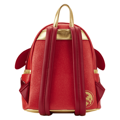 Mulan 25th Anniversary Mushu Glitter Cosplay Disney Loungefly Mini Backpack