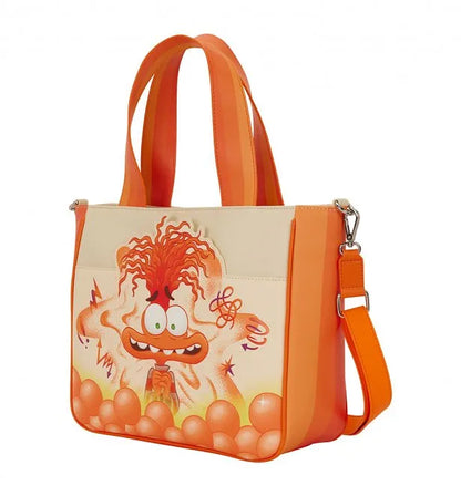 Anxiety Inside Out 2 Disney Pixar Loungefly Tote Bag with Coin Pouch