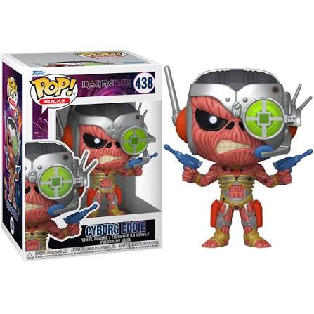 #438 Cyborg Eddie Iron Maiden Rocks Funko Pop