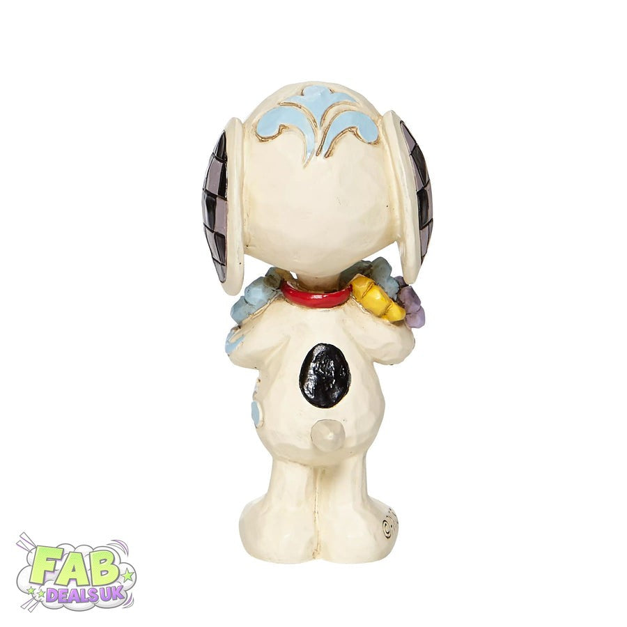 Snoopy with Flowers Mini Figurine - Jim Shore Peanuts Ornament