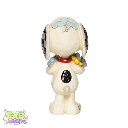 Snoopy with Flowers Mini Figurine - Jim Shore Peanuts Ornament