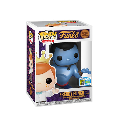 SE Freddy Funko as Genie METALLIC 350pcs SDCC Disney Funko Pop in Magnetic Stack