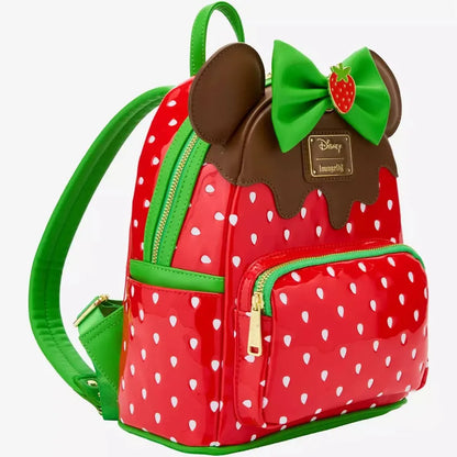 Minnie Mouse SCENTED Chocolate Strawberry Disney Loungefly Mini Backpack