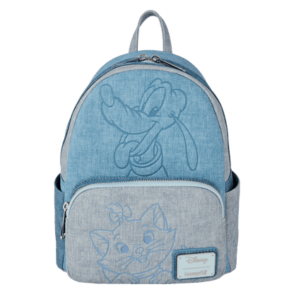 Dogs and Cats Pets Faux Denim Disney Loungefly Mini Backpack