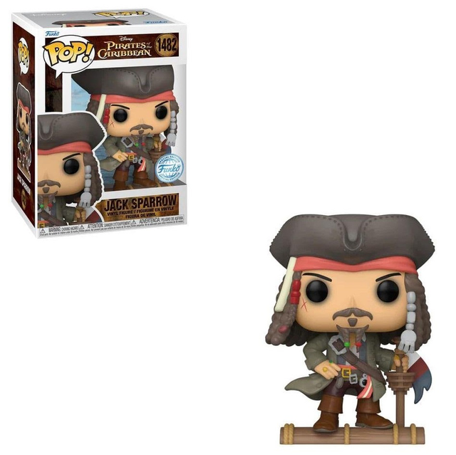 #1482 Jack Sparrow Pirates Of The Caribbean Disney Funko Pop