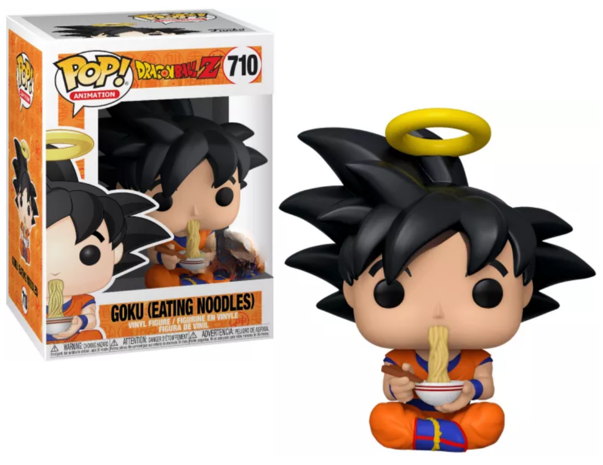 #710 Goku Eating Noodles Dragon Ball Z DBZ Animation Funko Pop