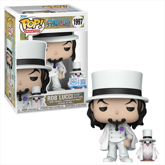 #1997 Rob Lucci With Hattori SPECIAL EDITION One Piece Animation Funko Pop