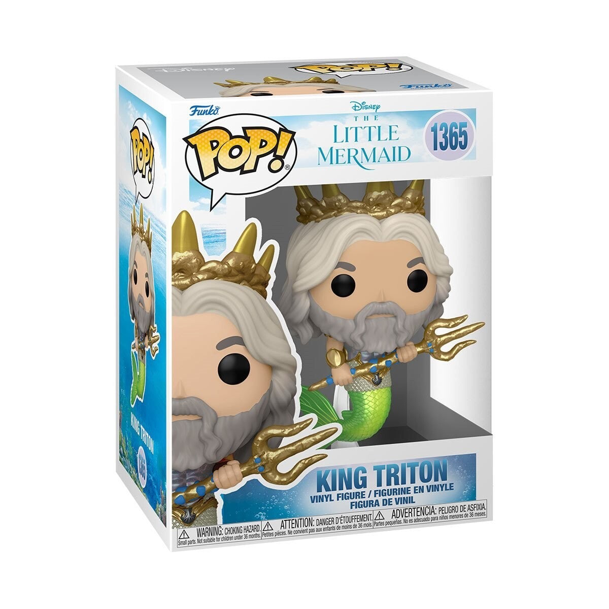 #1365 King Triton The Little Mermaid Disney Princess Funko Pop