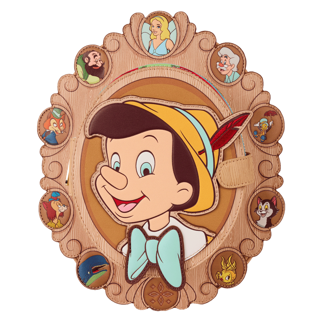 Pinocchio Cameo Series Disney Loungefly Mini Backpack