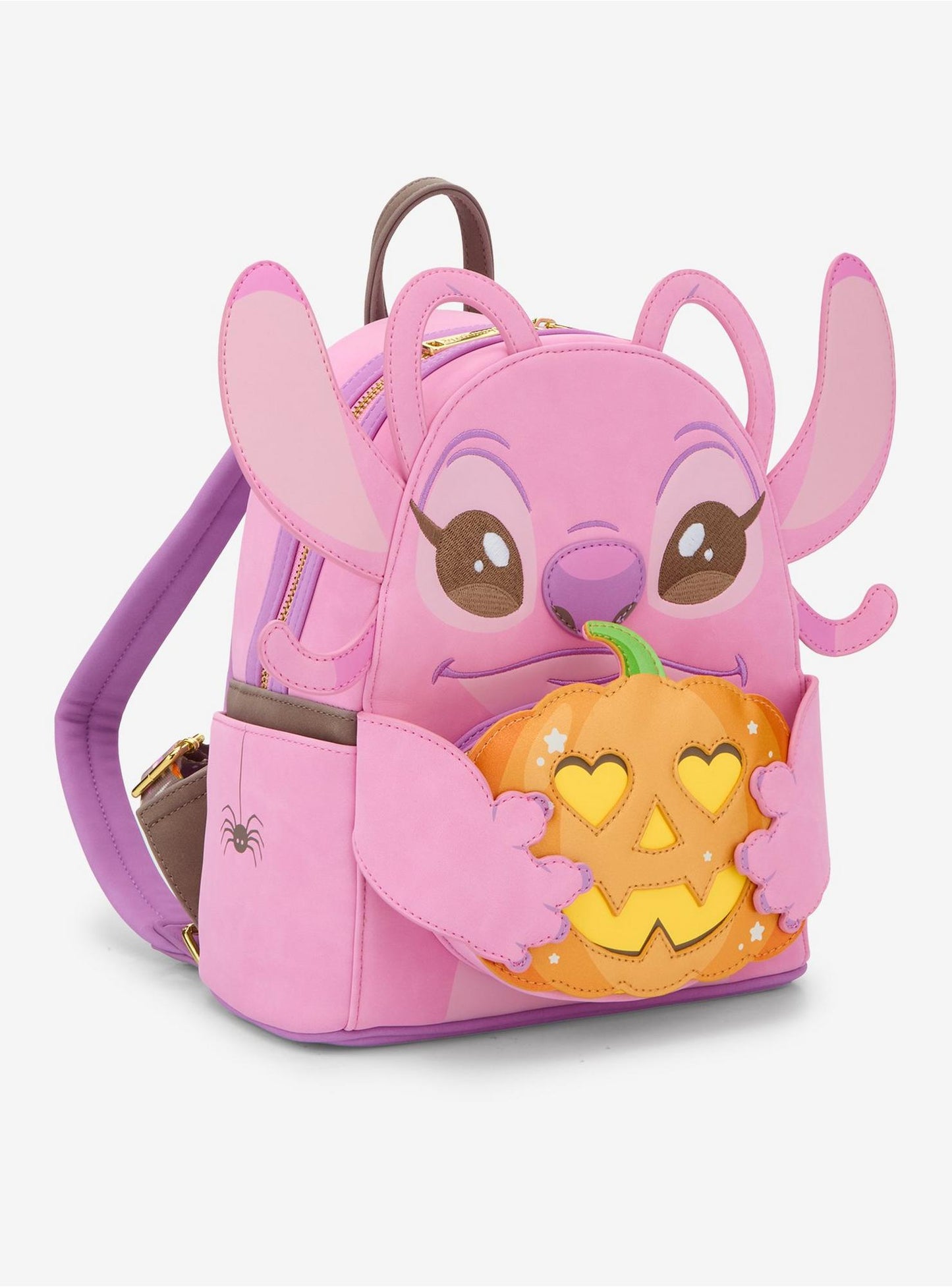 Disney Lilo & Stitch Angel Pumpkin Glow Mini Backpack Loungefly Bag
