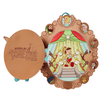 Pinocchio Cameo Series Disney Loungefly Mini Backpack