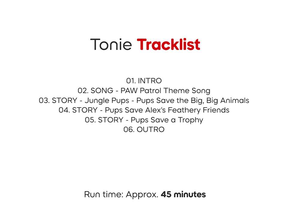 Paw Patrol: Jungle Pups Marshall Tonies