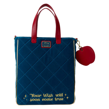 Snow White Heritage Quilted Velvet Loungefly Disney Tote
