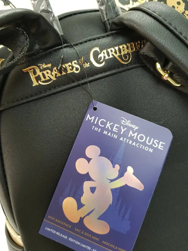 Mickey's Main Attraction Pirates of the Caribbean Disney Parks Loungefly Mini Backpack