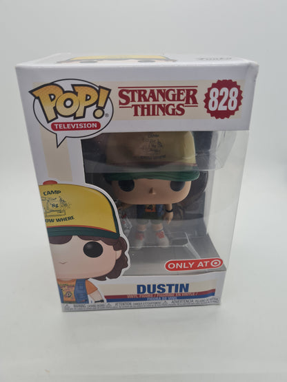 #828 Dustin TARGET Stranger Things Television Funko Pop