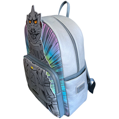 Toho Godzilla Mechagodzilla Metallic Light-Up Full-Size Backpack