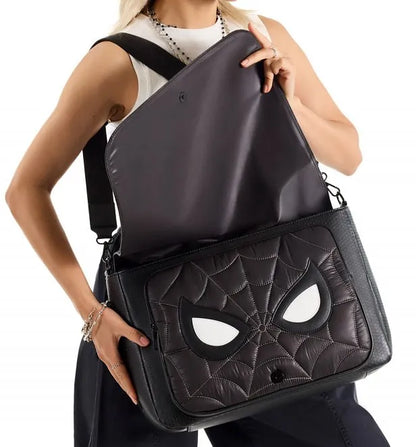 Spider-Man Black Suit Crossbody Messenger Bag Marvel Loungefly
