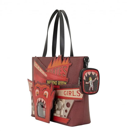 Beetlejuice Dante's Inferno Room Loungefly Tote Bag