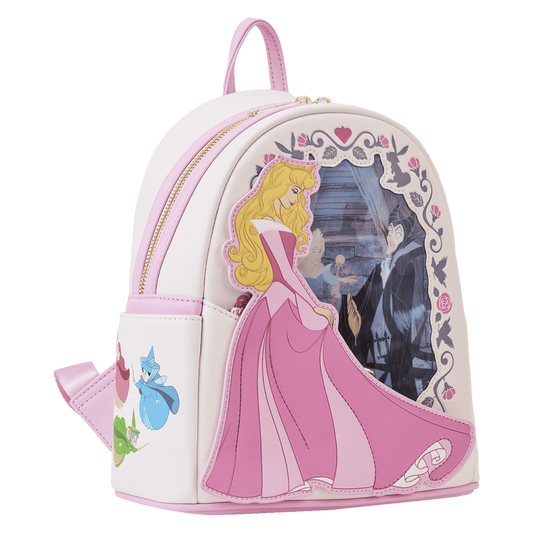 Sleeping Beauty Aurora Princess Series Lenticular Disney Loungefly Mini Backpack