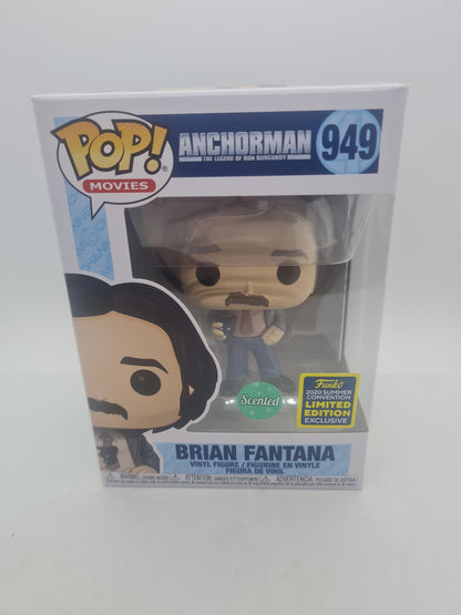 #949 Brian Fantana SCENTED 2020 SUMMER CONVENTION Anchorman Movies Funko Pop