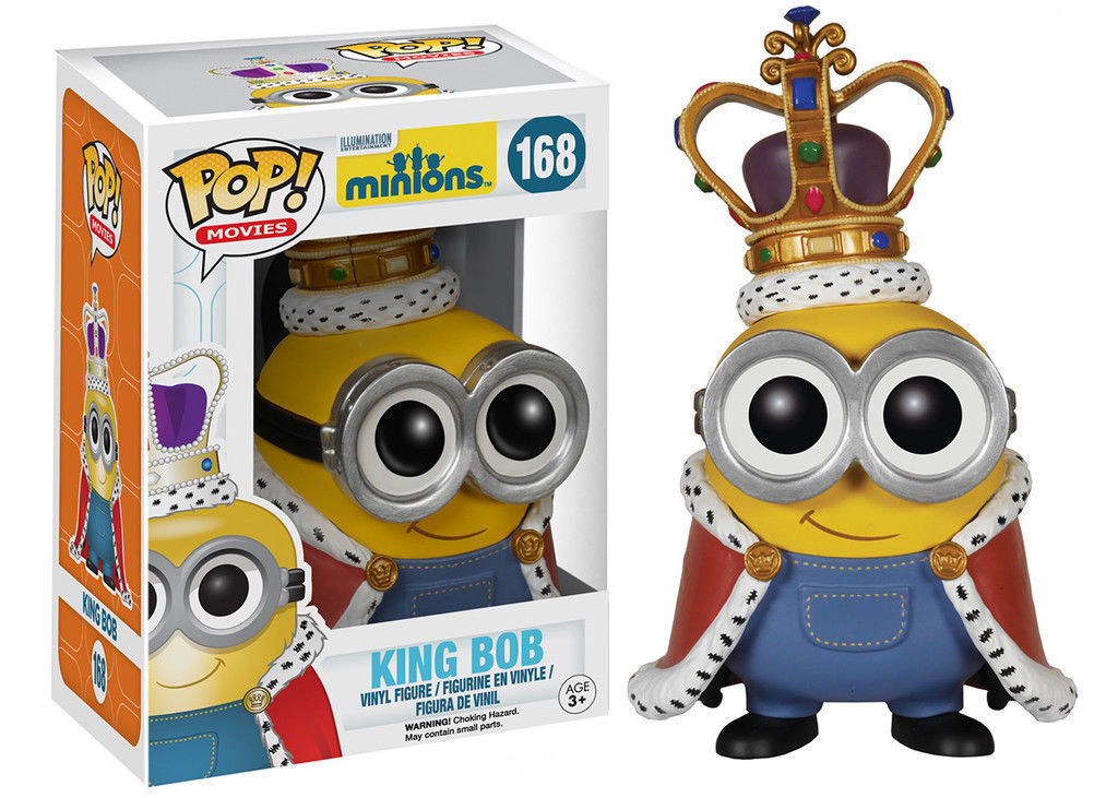 #168 King Bob Minions Movies Funko Pop