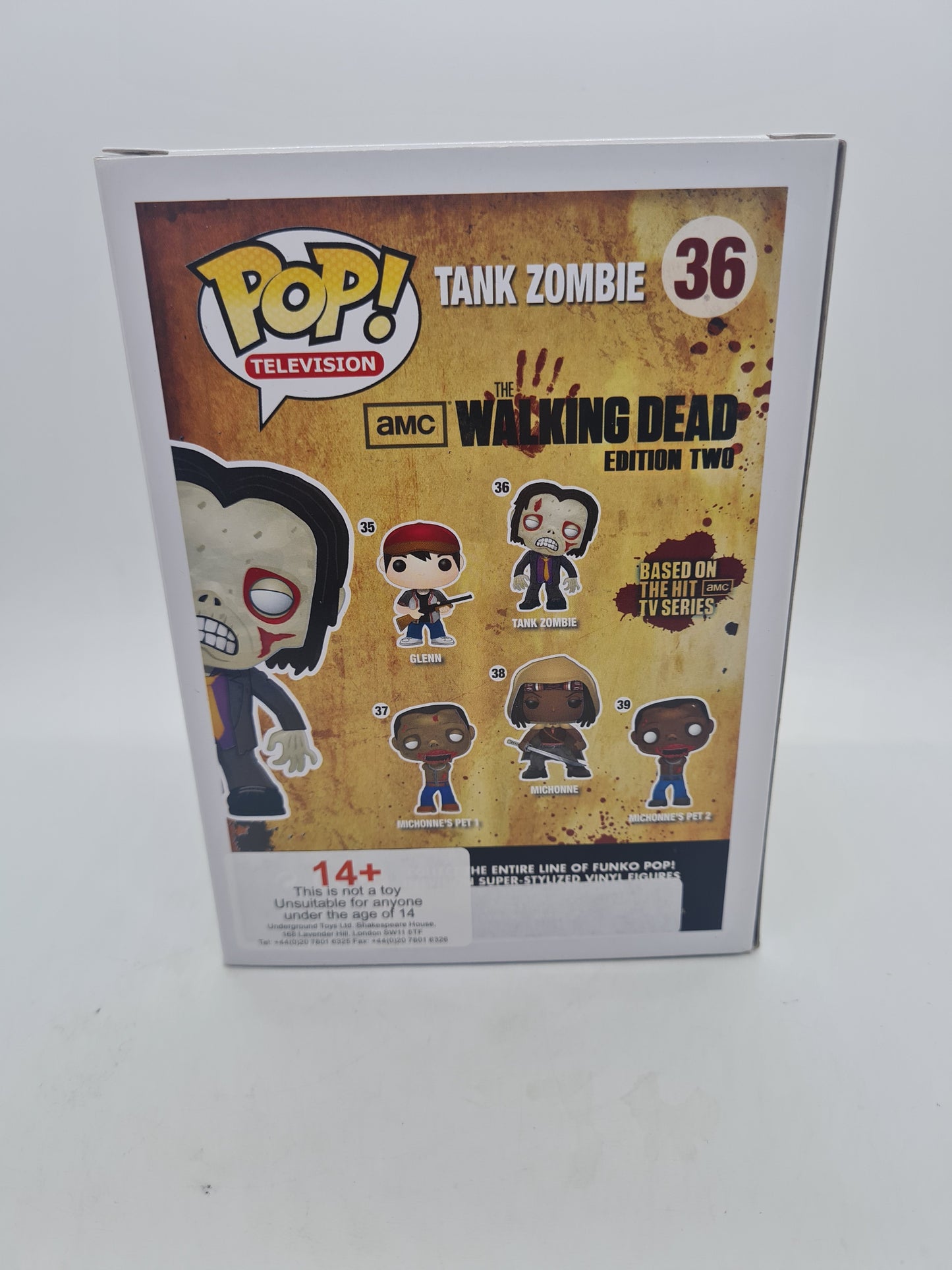 #36 Tank Zombie The Walking Dead Television Funko Pop