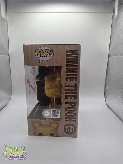 #1761 Winnie The Pooh SIGNED Jim Cummings Disney Winnie the Pooh Funko Pop