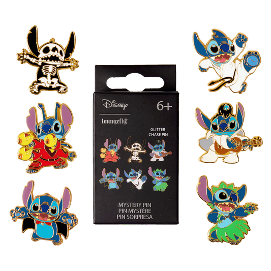 Stitch Halloween Costume Disney Loungefly Enamel Blind Box Pin