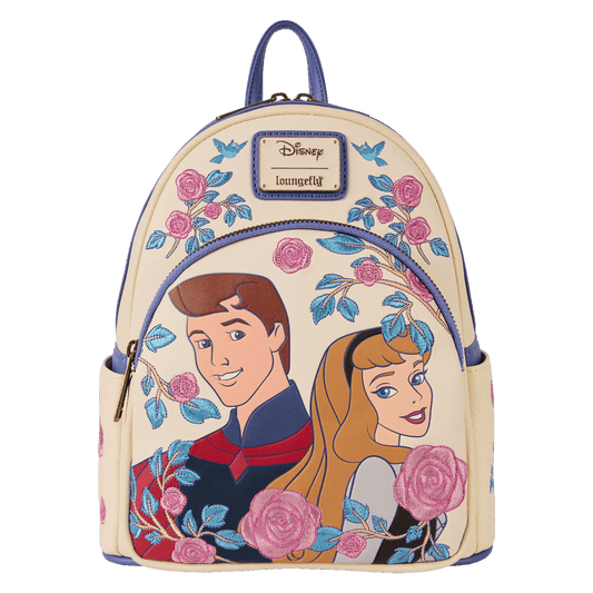 Princess Aurora and Prince Philip Sleeping Beauty Disney Loungefly Mini Backpack