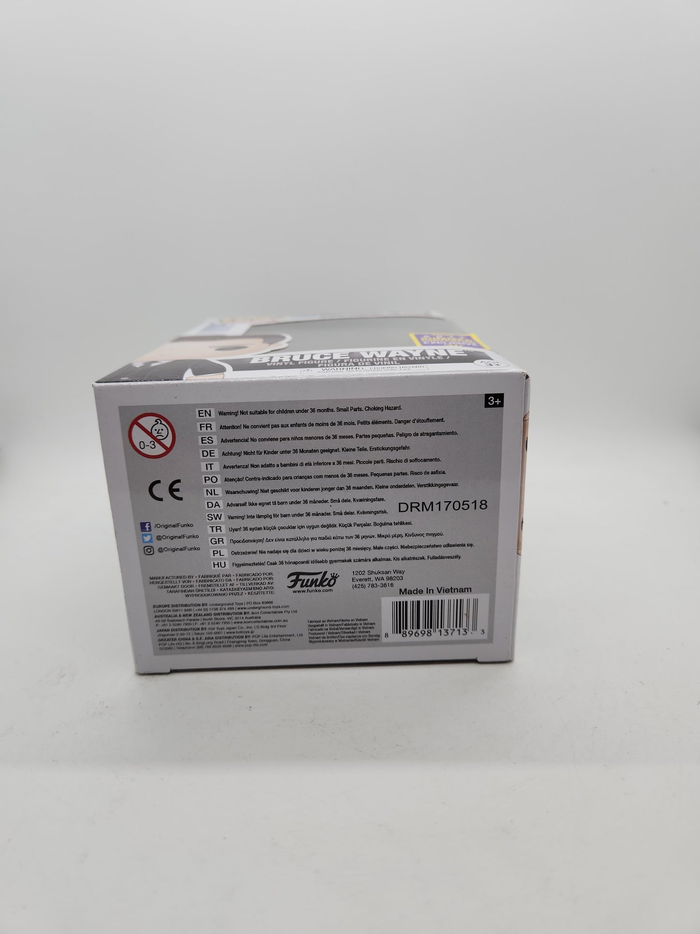 #200 Bruce Wayne 2017 SUMMER EXCLUSIVE DC Justice League Heroes Funko Pop