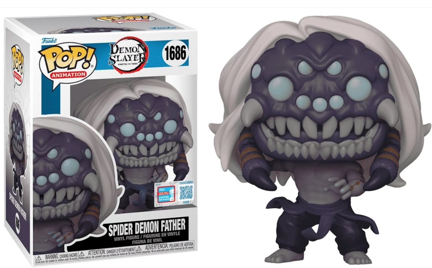 #1686 Spider Demon Father 2024 FALL EXCLUSIVE Demon Slayer Animation Funko Pop
