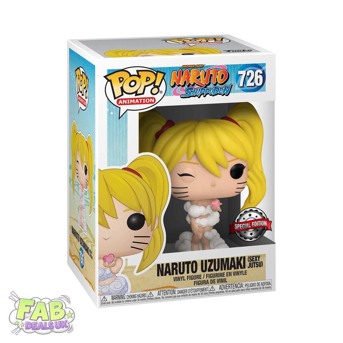 #726 Naruto Uzumaki Sexy Jutsu Naruto Shippuden Animation Funko Pop
