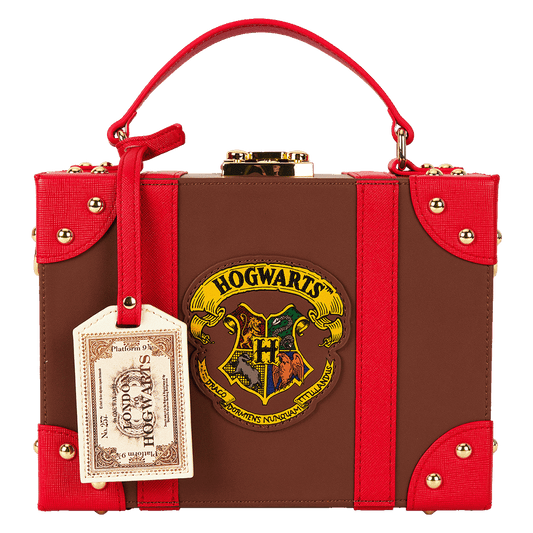 Loungefly Harry Potter Hogwarts Express Luggage Crossbody Bag