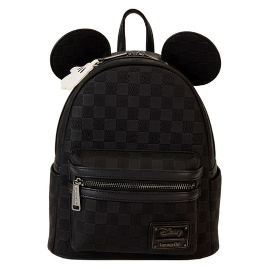 Mickey Mouse Black Evergreen Disney Loungefly Mini Backpack