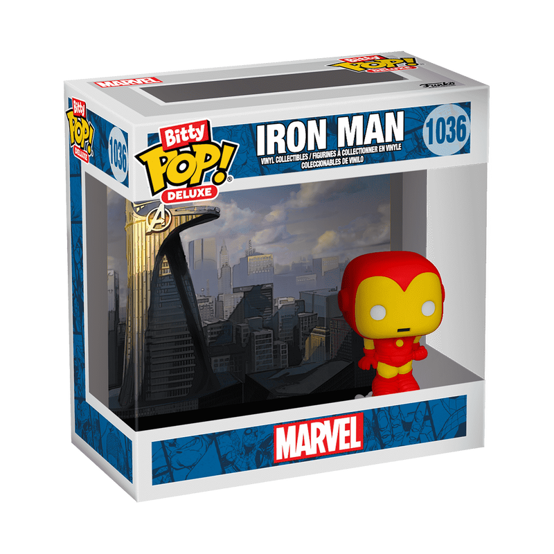 Iron Man Avengers Tower Bitty Pop Deluxe Individual Funko