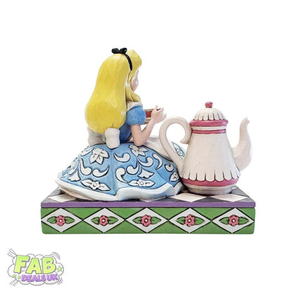 A Cup of Curiosity (Alice with Teapot Figurine) - Disney Traditions Ornament by Jim Shore