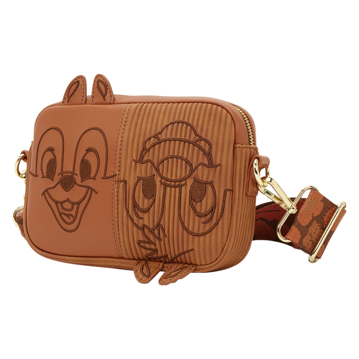 Chip n Dale Chipmunk Disney Loungefly Corduroy Sling Crossbody