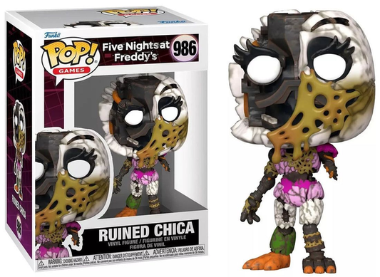 #986 Ruined Chica Five Nights At Freddy's Games Funko Pop