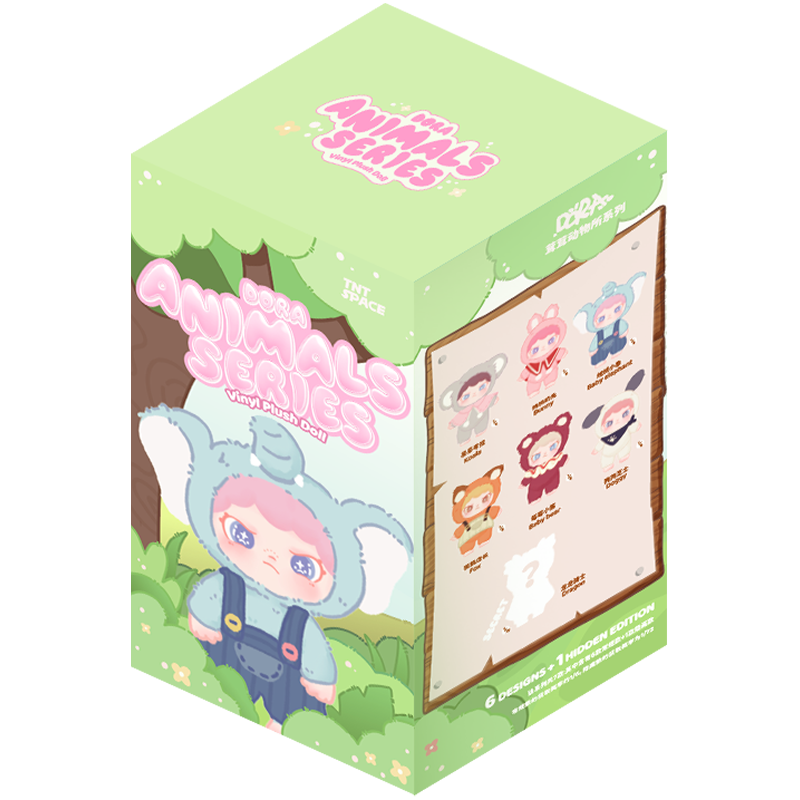 TNT Space x Dora Animal Series Vinyl Plush Figure Blind Box GENUINE