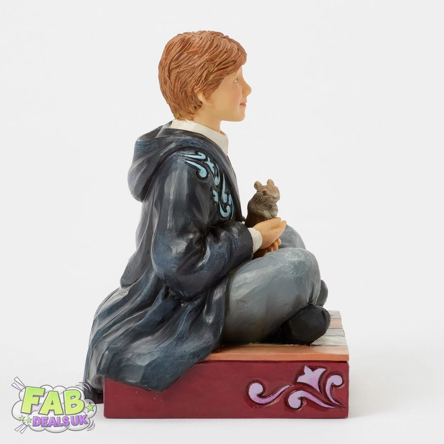 Ron Weasley Personality Pose Figurine - "Wizarding Whiskers" - Jim Shore Harry Potter Ornament