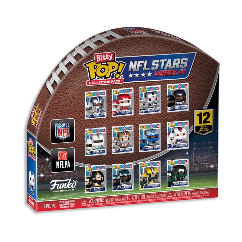 NFL Stars Bitty Pop 12 Pack Funko