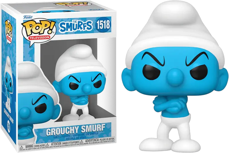 #1518 Grouchy Smurf The Smurfs Television Funko Pop