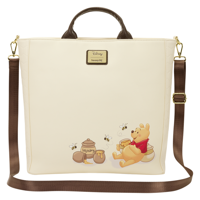 Winnie the Pooh Hundred Acre Wood Tote Pin Trader Disney Loungefly Crossbody Tote Bag