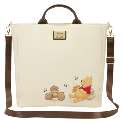 Winnie the Pooh Hundred Acre Wood Tote Pin Trader Disney Loungefly Crossbody Tote Bag