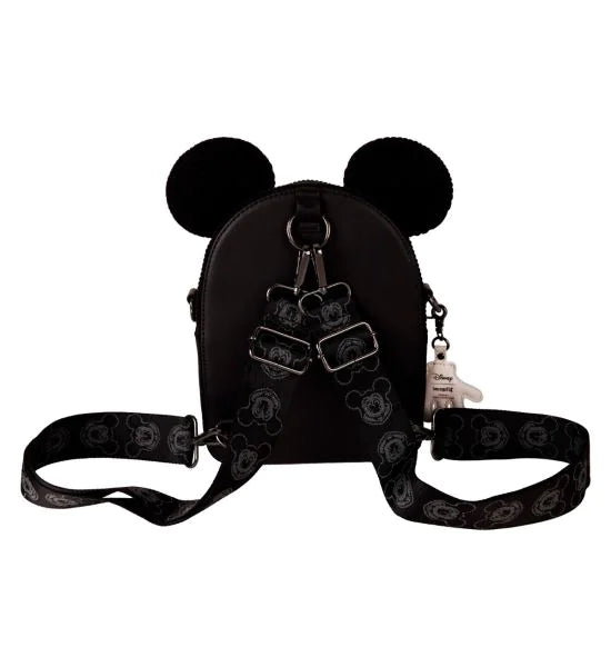 Loungefly x Disney - Disney 100 Mickey Mouse Corduroy Convertible Crossbody Bag