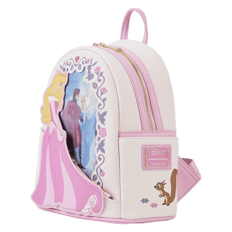 Sleeping Beauty Aurora Princess Series Lenticular Disney Loungefly Mini Backpack