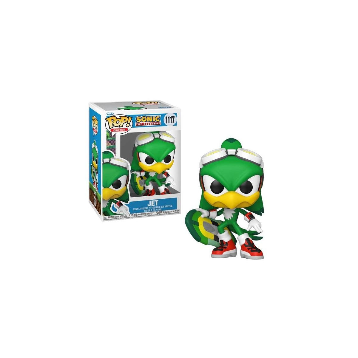 #1117 Jet Sonic The Hedgehog Games Funko Pop