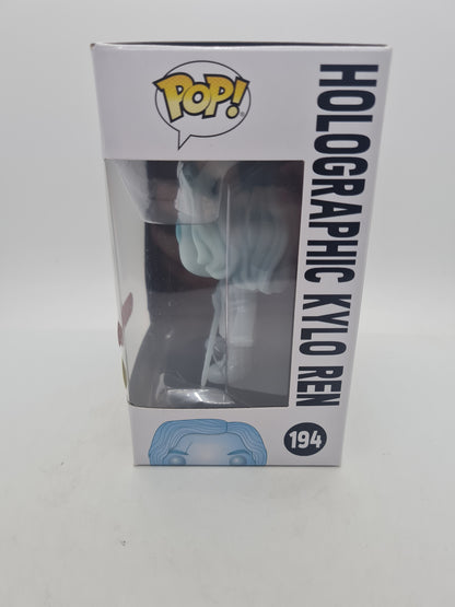 #194 Holographic Kylo Ren GLOW TARGET Star Wars Funko Pop