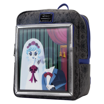 Black Widow Bride Lenticular Mini Backpack Haunted Mansion Loungefly